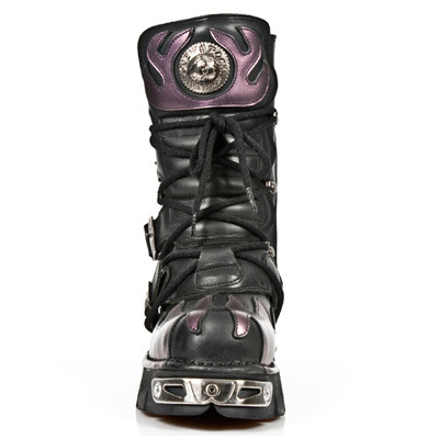 New Rock New Rock Laarzen M 591 S5 ZwartPaars | Attitude New Rock New Rock Laarzen M 591 S5 ZwartPaars | Attitude